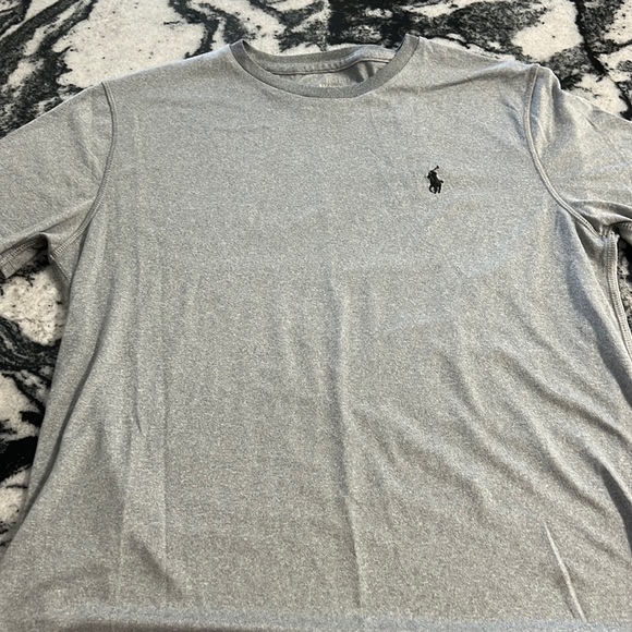 Ralph Lauren polo light gray dri fit small t shirt - Picture 1 of 4